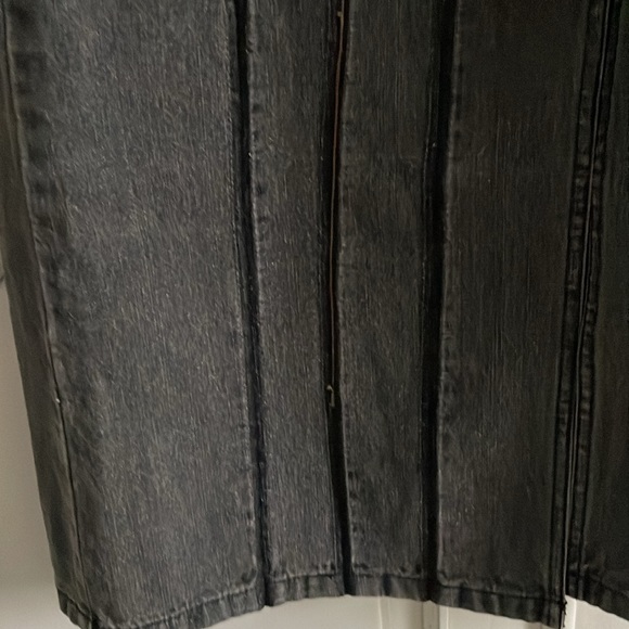 Sandwich black denim maxi skirt - Picture 2 of 7